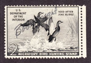 US RW18 $2 Duck Hunting Used VF SCV $12