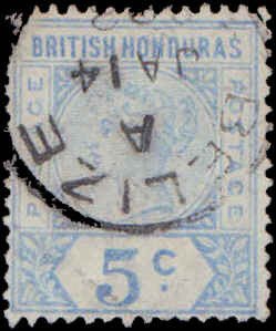 British Honduras #41, Incomplete Set, 1891-1898, Used