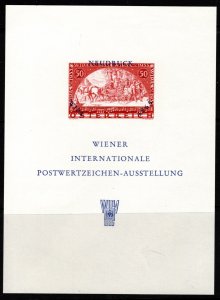 1965 Vienna Austria WIPA International Postage Stamp Exposition Reprint S/S MNH