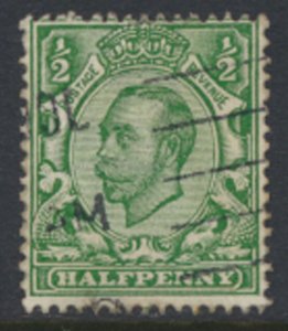 Great Britain SC# 153*  SG 339 George V Downey Head Used see detail & scans