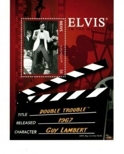 Nevis - 2011 - Elvis Presley Double Trouble  - Souvenir Sheet  - MNH