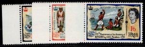 FIJI QEII SG351-353, 1966 anniv of discovery of Rotuma set, NH MINT.