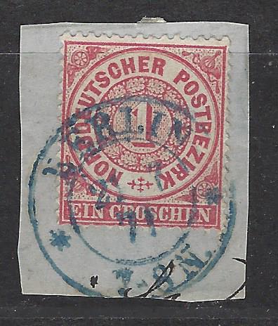 German States North German Confederation Scott # 16, used, opp