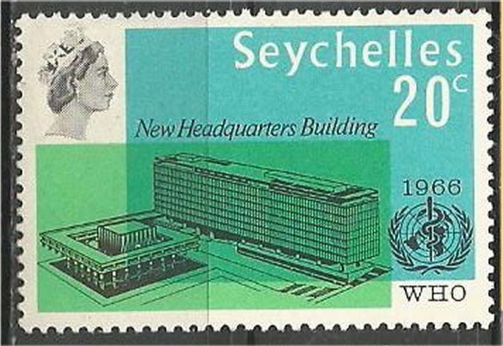 SEYCHELLES, 1966, MNH 20c, WHO Scott 228