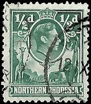 NORTHERN RHODESIA   #25 USED (1)