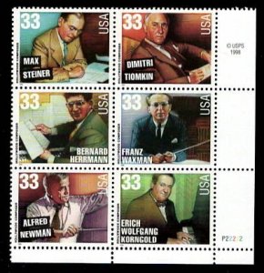 UNITED STATES SC# 3339-44 PB VF/MNH