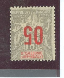 New Caledonia #117a Unused Single