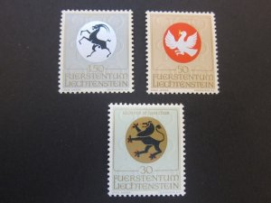 Liechtenstein 1969 Sc 462-64 set MNH