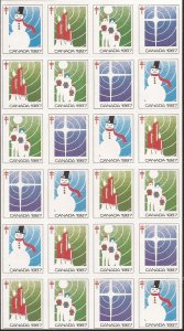 1987 Canada - Christmas Seal - MNH VF - MS (24)