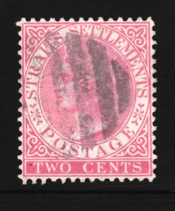 Straits Settlements QV Sc41 Malaya British Colonies