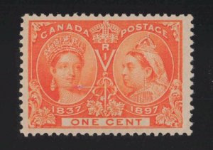 Canada Sc #51 (1897) 1c orange Victoria Diamond Jubilee Mint VF NH