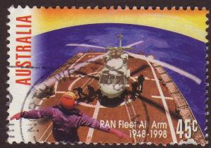 Australia 1998 Sc#1650, SG#1758 45c RAN Fleet Air Arm Ann. USED.