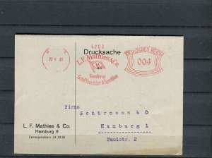 GERMANY; 1933 early Illustrated SEEPOST CARD fine used item, Hamburg