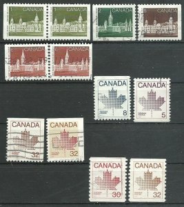 Can #938Pair-942Pair, 940, 943, 946, 950-51    used VF  PD