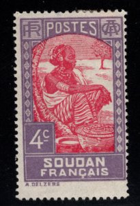 French Sudan Scott 64 MH* typical centering