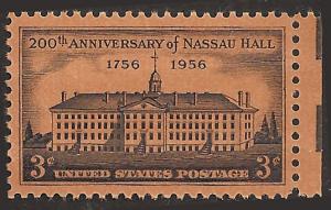 # 1083 MINT NEVER HINGED NASSAU HALL