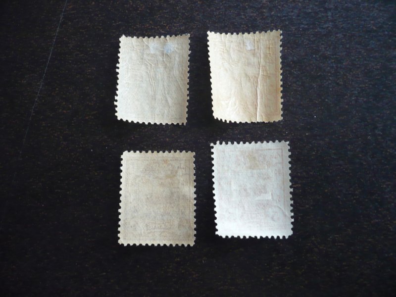 Stamps - China - Amoy - Mint Hinged Part Set of 4 Stamps