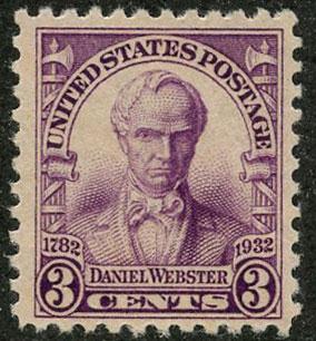 US Scott #725 Mint VF; Hinged