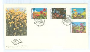 Greece 1669-72 1989 U/A FDC; wild flowers, plants, flora