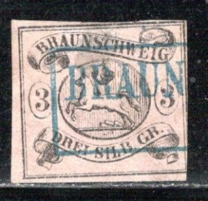 German States Brunswick Scott # 10, used