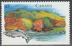 #1408 MNH Canada Heritage Rivers - Margaree River, NS