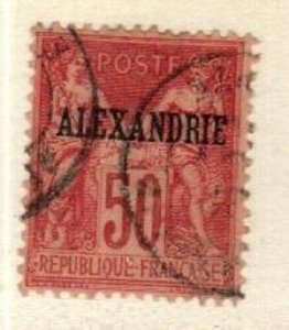 French Offices in Egypt: Alexandria Scott 12a Used [TH1060]