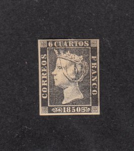 Spain Scott #1a MH Note