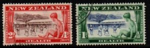 NEW ZEALAND SG696/7 1948 HEALTH STAMPS  USED