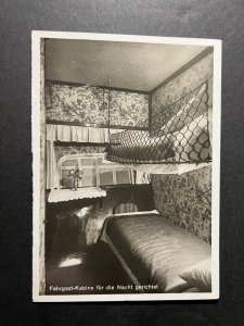 Mint Germany RPPC Postcard Cabin Room Ship Accommodations Passenger Beds