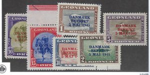 Greenland SCV#22a-27a MNH VF w/Certificate SCV$2900.00...Amazing Chance!