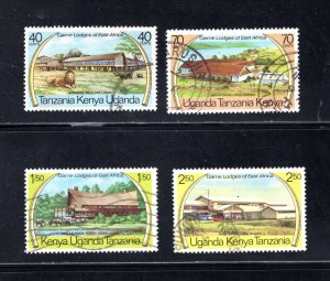 Kenya, Uganda & Tanganyika #300-303  VF, Used,  CV $2.55 .....  3270154