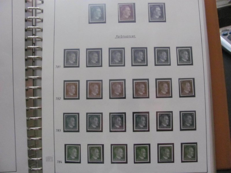 Germany 1941-44 MNH HITLER ALBUM ALMOST EVERY POSSIBILITY UNIQUE 63 PICTURE(118)