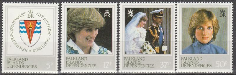 Falkland Is #1L72-5 MNH CV $2.50 (A7035)