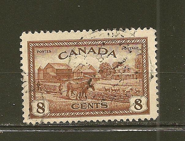 Canada 268 Farm Scene Used