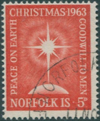 Norfolk Island 1963 SG50 5d Christmas star FU