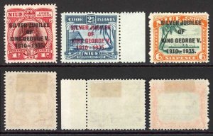 Niue SG69/71 1935 Silver Jubilee Set M/M