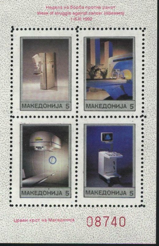 Macedonia MNH Sc RA9b Anti-Cancer