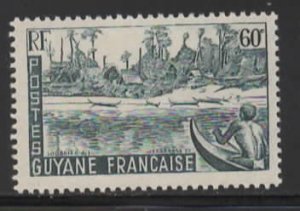 French Guiana Sc # 195 mint hinged (RRS)