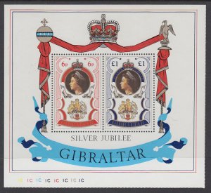 Gibraltar 339a Souvenir Sheet MNH VF