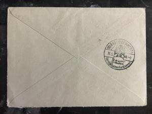 1944 Munich Germany Cover to Bad Liebenwerda Block of 4 # B252B