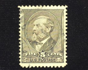 HS&C: Scott #205 Huge margin stamp. Used VF/XF US Stamp