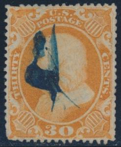 #38 VF-XF USED WITH BLUE CANCEL CV $455.00 BR2207