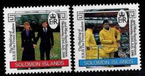 British Solomon Islands Scott 567-568 MNH**