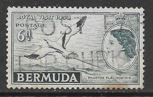Bermuda 152: 6p White-tailed Tropicbird (Phaethon lepturus), used, F-VF