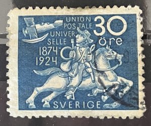 Sweden #218 Used (CTO)- SCV=$32.50