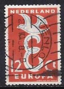 NETHERLANDS #375, USED - 1958 - NETHER176DTS14