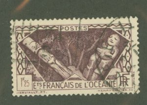 French Polynesia #104 Used Single