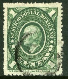 MEXICO 150 1cent HIDALGO MEDALLION USED (38)