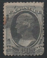 U.S. Scott #165 Hamilton Stamp - Used Single