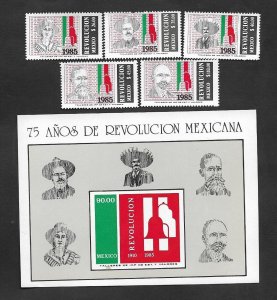 SD)1985 MEXICO 175 YEARS OF NATIONAL INDEPENDENCE, HEROES, SOLDADERA 26P SCT 14